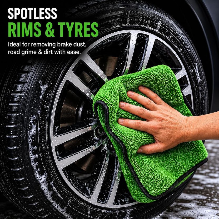 Car microfiber cloths – JuteiQue 500 GSM microfiber