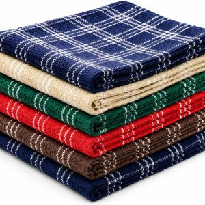 Towels 19x19 pack 6 – Multicolor Cotton Kitchen Towels